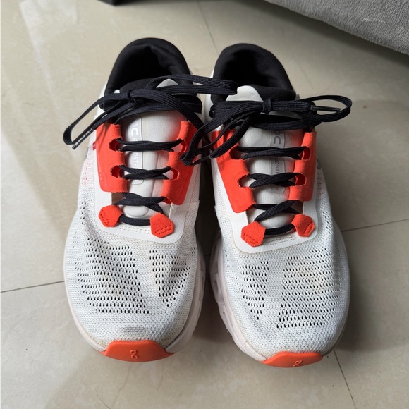 ON RUNNING Cloud Cloudstratus 3 White Sand Sneakers SZ 7.5 - Picture 5 of 12